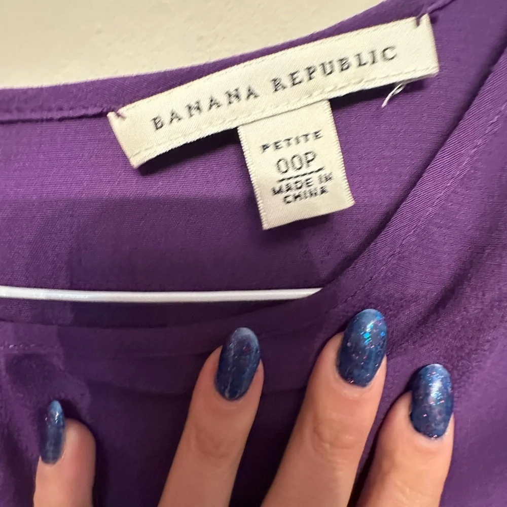 Banana Republic Purple Blouse 00P